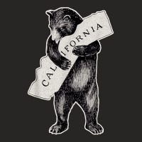 I California Love  Artretro Cali Bear Hug California 1 Ladies Fitted T-shirt | Artistshot