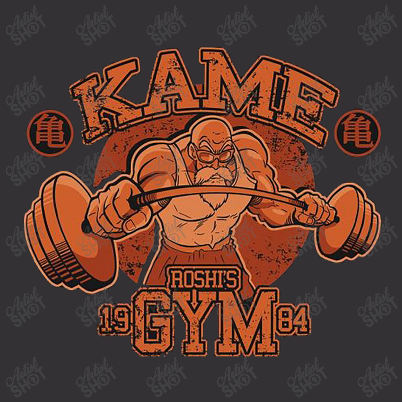 Kame Gym Vintage Short by Adjiegur | Artistshot