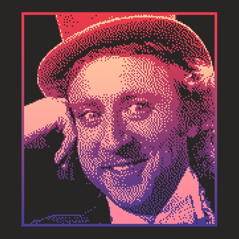 Trending Condescending Wonka (dithered) Ladies Fitted T-Shirt by Jerhogen528 | Artistshot