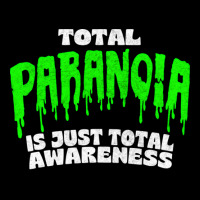 Total Paranoia True Crime Fanatic Quote Cropped Hoodie | Artistshot