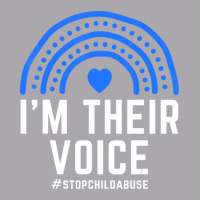 Hot Trend I'm Their Voice Heart Child Abuse Awareness Month Prevention Youth 3/4 Sleeve | Artistshot