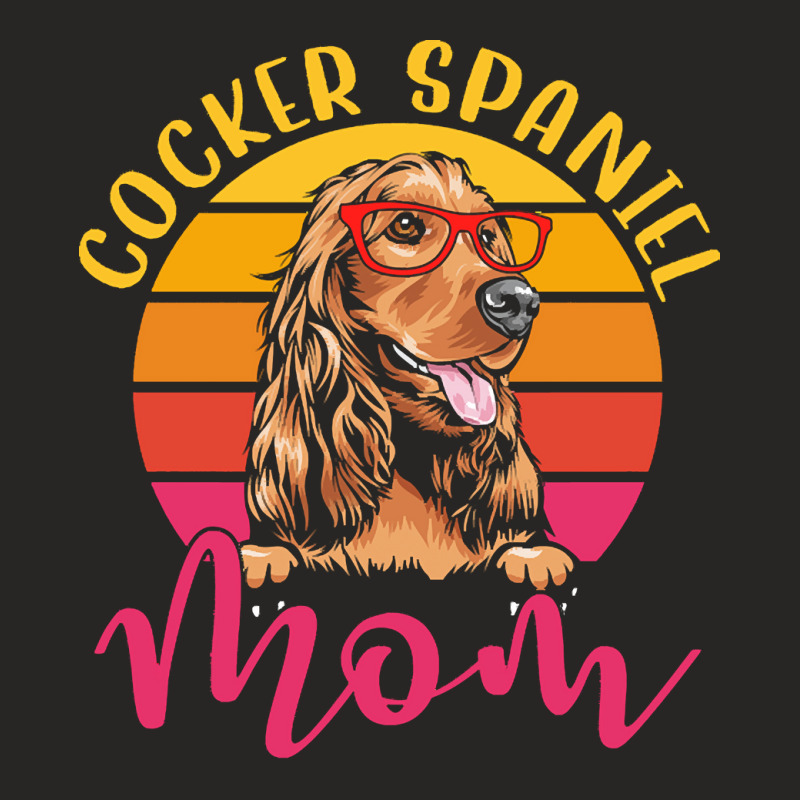 Dog Lover Gift T  Shirt Funny Cocker Spaniel Dog Mom Gift Idea T  Shir Ladies Fitted T-Shirt by hhomenick315 | Artistshot