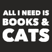 All I Need Is Books And Cats Ladies Fitted T-shirt | Artistshot