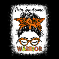 Pain Syndrome Warrior Messy Bun Orange Ribbon Leopard Women Adjustable Cap | Artistshot