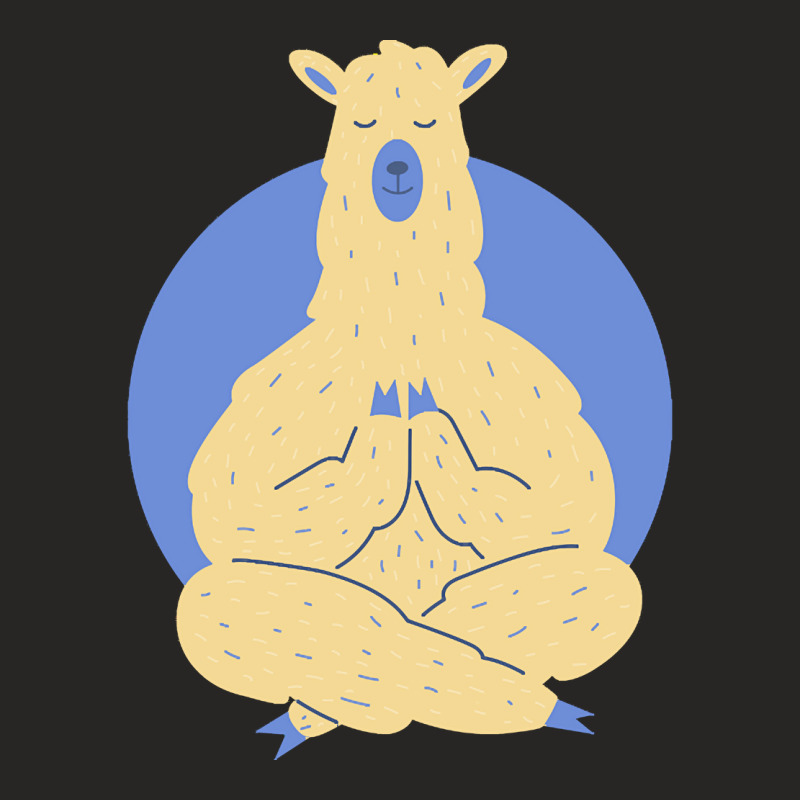 Llama Meditating T  Shirt Llama Meditating A Llama In A Yoga Pose Yoga Ladies Fitted T-Shirt by alessandragutmann612 | Artistshot