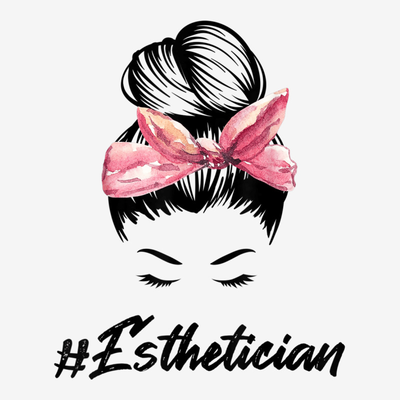 Esthetician Messy Bun Hair Bandana Aesthetician Beautician 11 Camper Cup | Artistshot