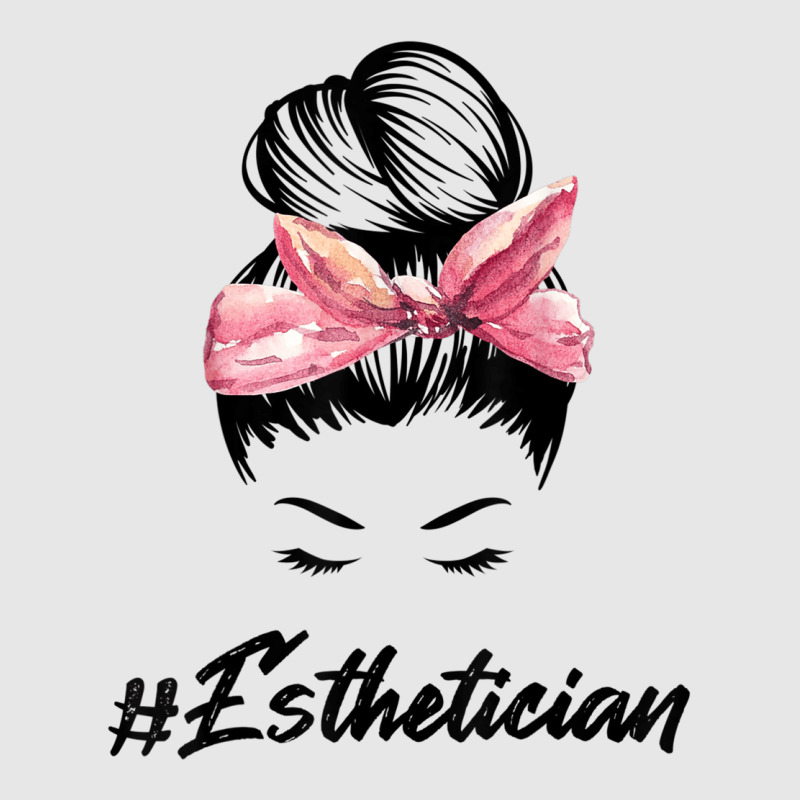 Esthetician Messy Bun Hair Bandana Aesthetician Beautician 11 Unisex Jogger | Artistshot