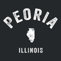 Peoria Illinois Il Vintage 70s Athletic Sports Crewneck Sweatshirt | Artistshot