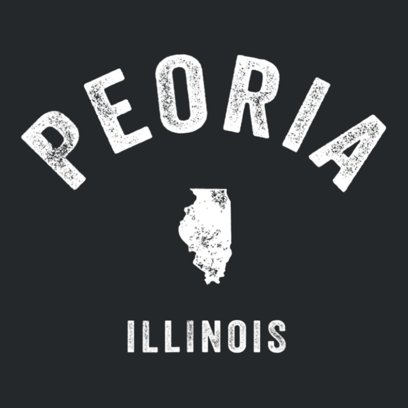 Peoria Illinois Il Vintage 70s Athletic Sports Crewneck Sweatshirt | Artistshot