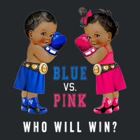 Blue Vs Pink Ethnic Boxing Babies Gender Reveal S Crewneck Sweatshirt | Artistshot