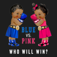 Blue Vs Pink Ethnic Boxing Babies Gender Reveal S Classic T-shirt | Artistshot