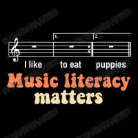 Music Literacy Matters Funny I Like To Eat Puppies Singer Lightweight Hoodie | Artistshot