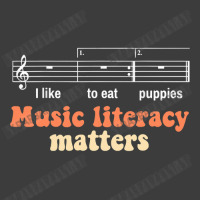 Music Literacy Matters Funny I Like To Eat Puppies Singer Men's Polo Shirt | Artistshot