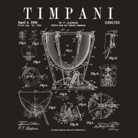 Timpani Kettle Drum Vintage Patent Timpanist Drawing Print Tank Top | Artistshot