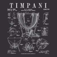 Timpani Kettle Drum Vintage Patent Timpanist Drawing Print Vintage Hoodie | Artistshot