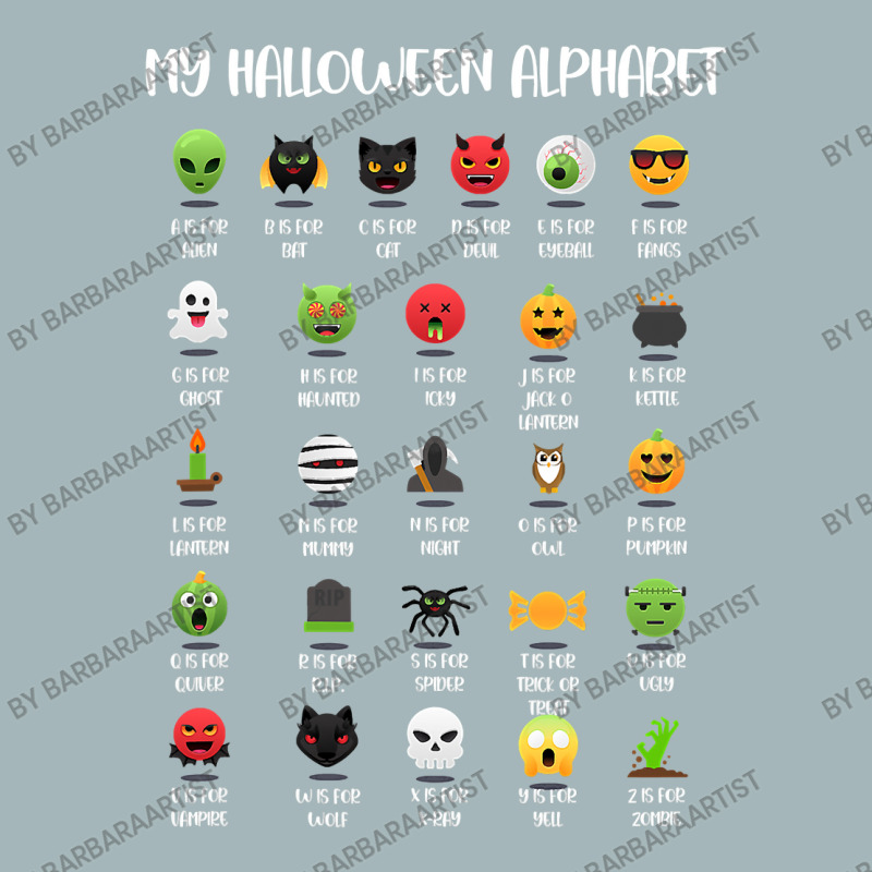 My Halloween Alphabet Funny Spooky Costume Design Unisex Sherpa-lined Denim Jacket | Artistshot