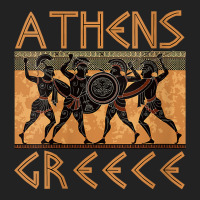 Womens Ancient Greece Warrior Greek Mythology Athens Souvenir V Neck T Backpack | Artistshot