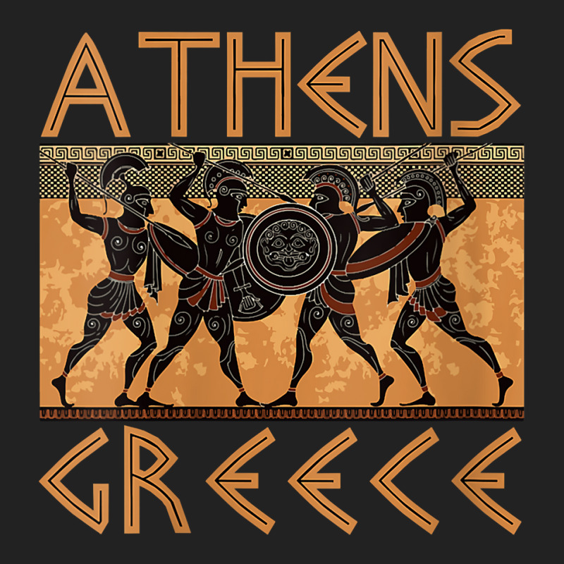 Womens Ancient Greece Warrior Greek Mythology Athens Souvenir V Neck T Backpack | Artistshot