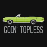 Goin Topless Custom Lime Green Metal Print Vertical | Artistshot