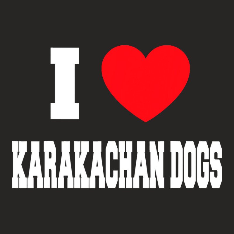 I Love Karakachan Dogs Ladies Fitted T-Shirt by ElizabethAtist | Artistshot