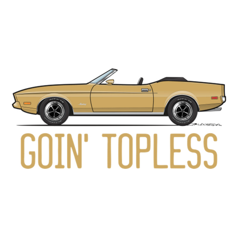 Goin Topless Light Goldenrod Sticker | Artistshot