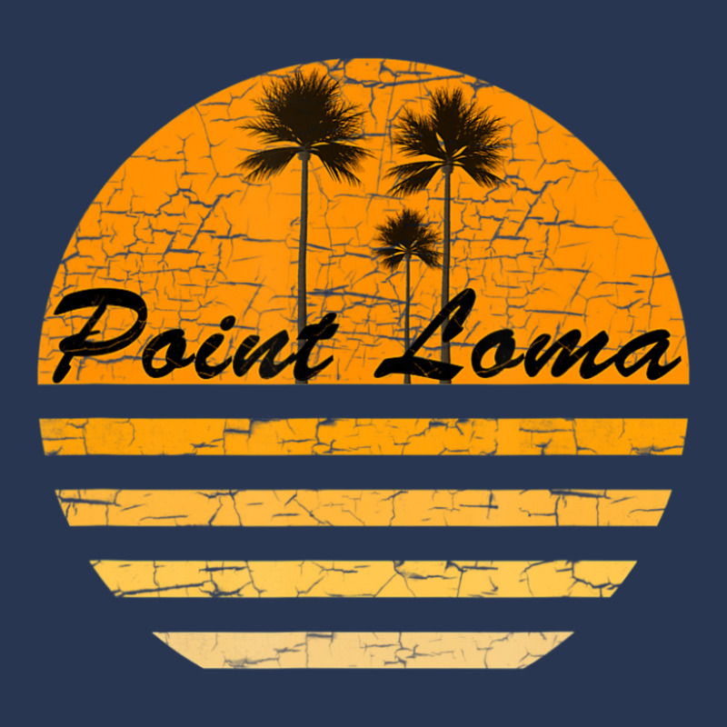 Point Loma, Ca Vintage Retro 70s Throwback Surf Men Denim Jacket | Artistshot