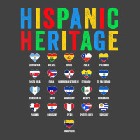 Hispanic Heritage Month Latin Countries Flag Latino Pride Vintage T-shirt | Artistshot