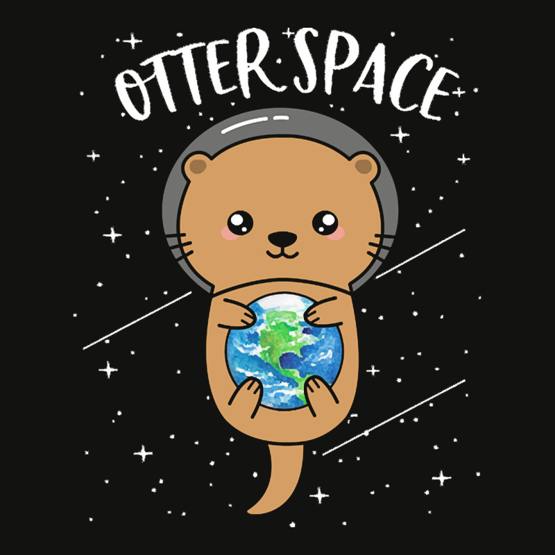 Otter Space T  Shirt Otter Space Cute Funny Sea Otter Astronaut Milky Scorecard Crop Tee by alessandragutmann612 | Artistshot