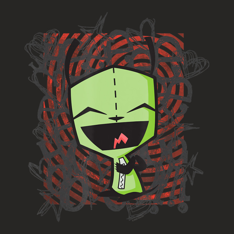 Limited Edition Invader Zim Happy Gir Ladies Fitted T-Shirt by behindcedar22 | Artistshot