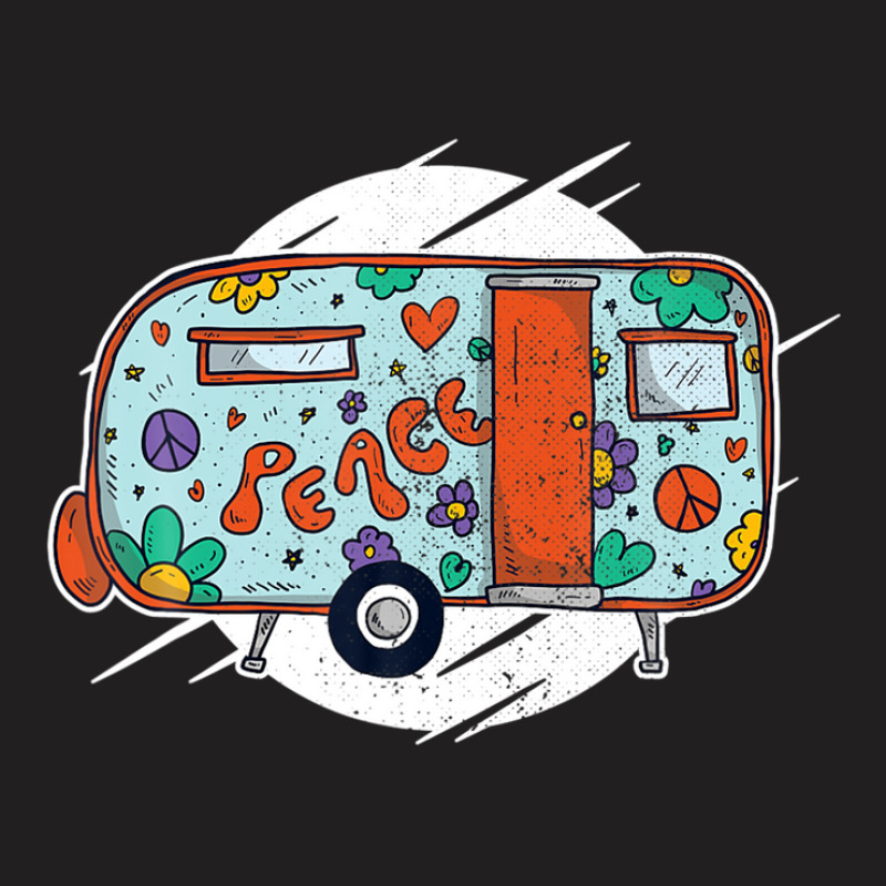 Peace Hipie Camping Trailer Woman Children Men T-shirt | Artistshot