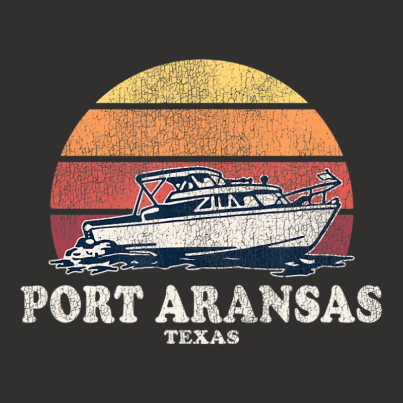 Port Aransas Tx Vintage Boating 70s Retro Boat Champion Hoodie | Artistshot