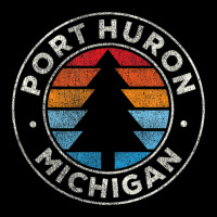 Port Huron Michigan Mi Vintage Retro 70s Adjustable Cap | Artistshot