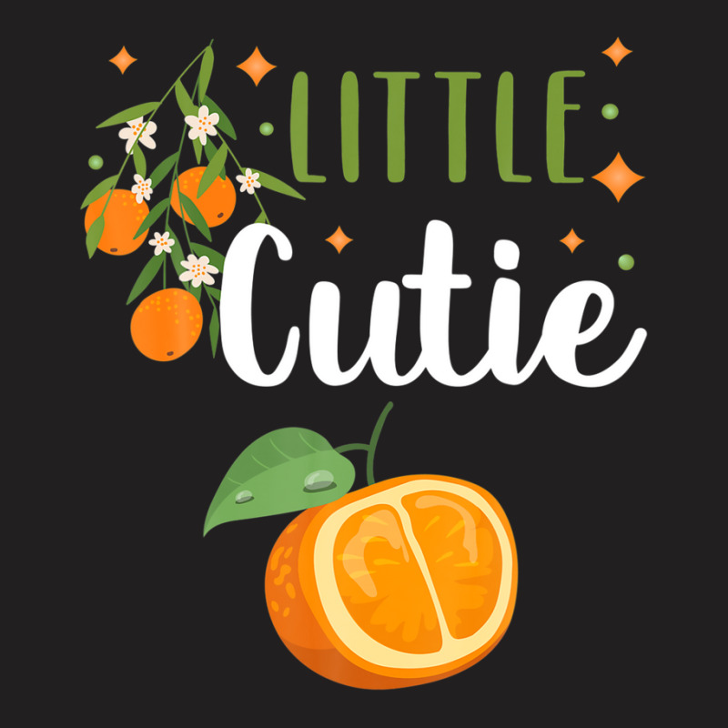 Little Cutie Baby Shower Orange 1st First Birthday Party T-shirt | Artistshot