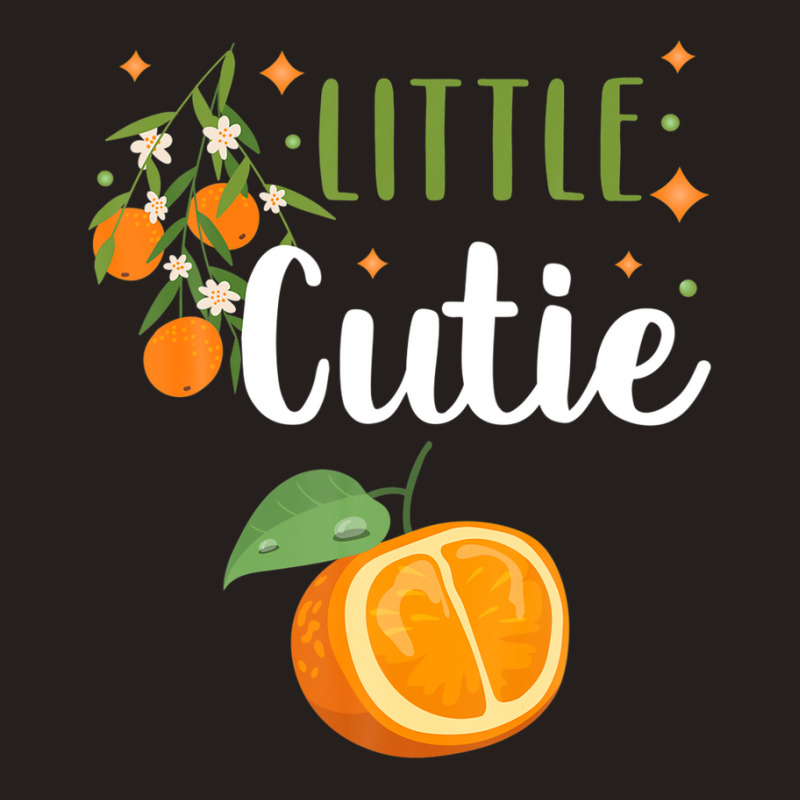 Little Cutie Baby Shower Orange 1st First Birthday Party Tank Top | Artistshot