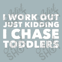 I Work Out Just Kidding I Chase Toddlers Unisex Sherpa-lined Denim Jacket | Artistshot