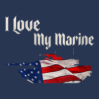 Distressed Support Military I Love My Marine Flag Marine Tank Top Men Denim Jacket | Artistshot