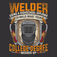 Hot Trend Steelworker Welder Using High School Diploma Welding Vintage Short | Artistshot