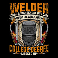 Hot Trend Steelworker Welder Using High School Diploma Welding Long Sleeve Baby Bodysuit | Artistshot