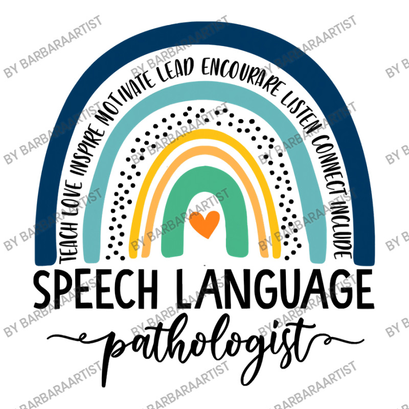 Speech Therapy Speech Language Pathologist Slp Boho Rainbow Toddler T-shirt by BarbaraArtist | Artistshot