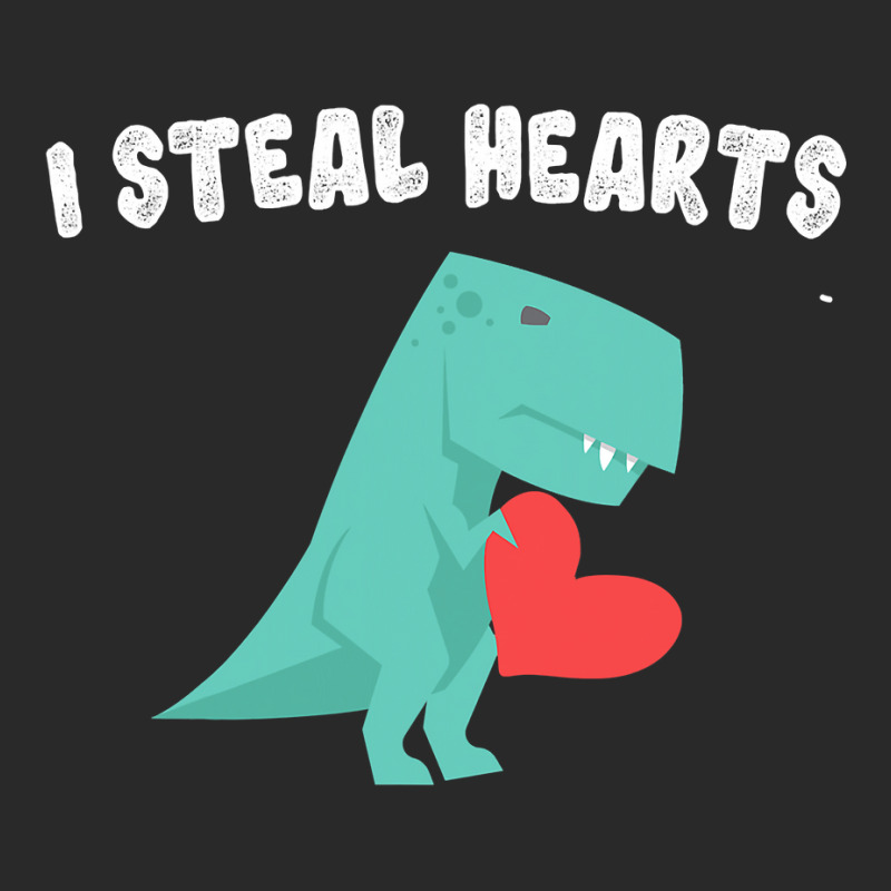 I Steal Hearts T Valentines Day Dinosaur Boys Kid (23) Printed Hat | Artistshot