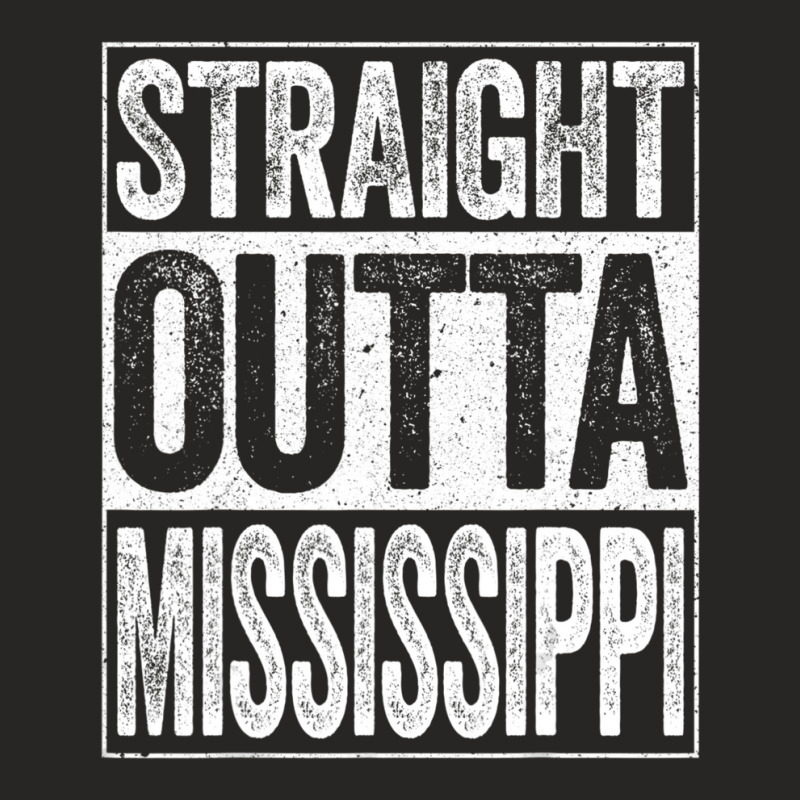 Hot Trend Straight Outta Mississippi Ms State Ladies Fitted T-Shirt by yumgaugeteuda | Artistshot