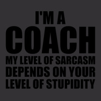 Sports Designs My Level Of Sarcasm Coach Tees Men Women Gifts Product Vintage Hoodie | Artistshot