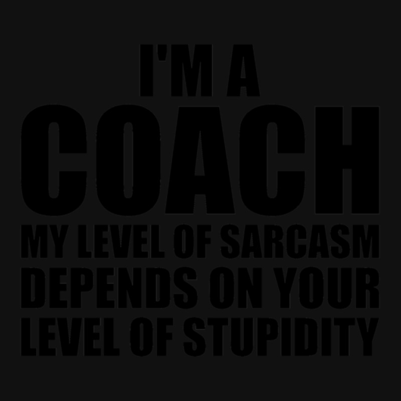 Sports Designs My Level Of Sarcasm Coach Tees Men Women Gifts Product License Plate | Artistshot