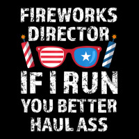 Hot Trend Fireworks Director If I Run You 4th Of July Women's V-neck T-shirt | Artistshot