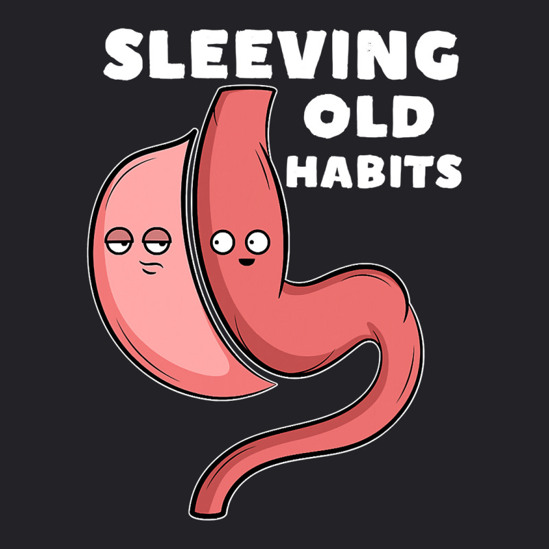 Funny Sleeve Gastric Surgery Bariatric Medical I Old Habits Youth Tee by Rhonda | Artistshot