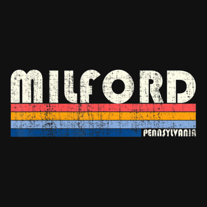 Vintage 70s 80s Style Milford Pa Graphic T-shirt by hongquangd | Artistshot