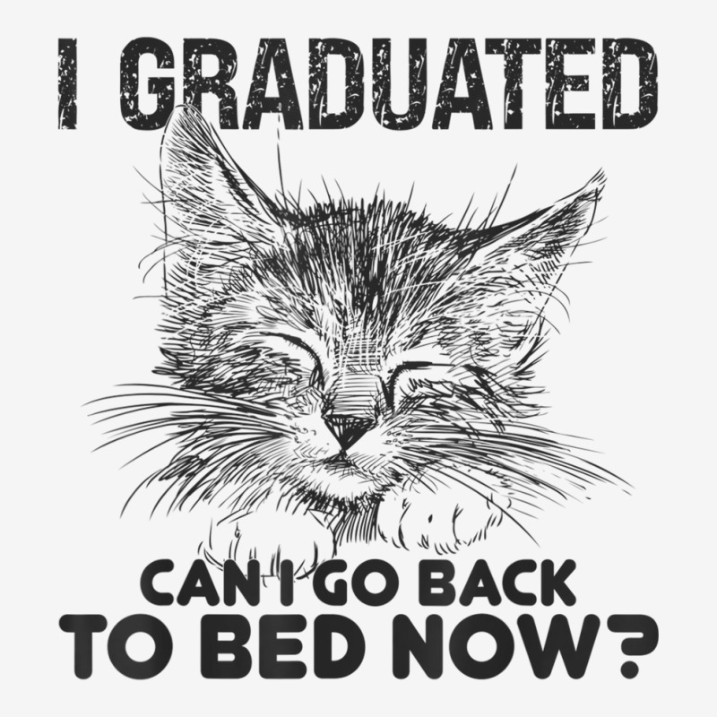 Funny Mew Cat I Graduated Can I Go Back To Bed Now T Shirt Magic Mug By ...