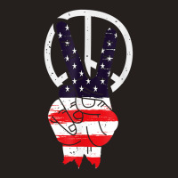 Hot Trend Fourth 4th Of July American Flag Peace Tank Top | Artistshot