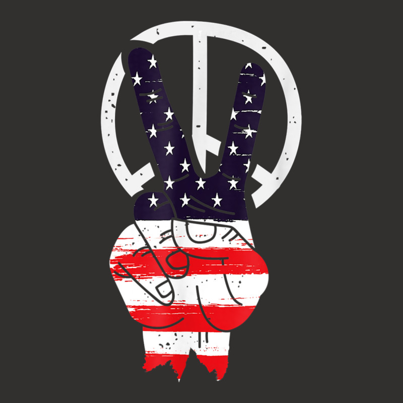 Hot Trend Fourth 4th Of July American Flag Peace Champion Hoodie by degreesgunner | Artistshot