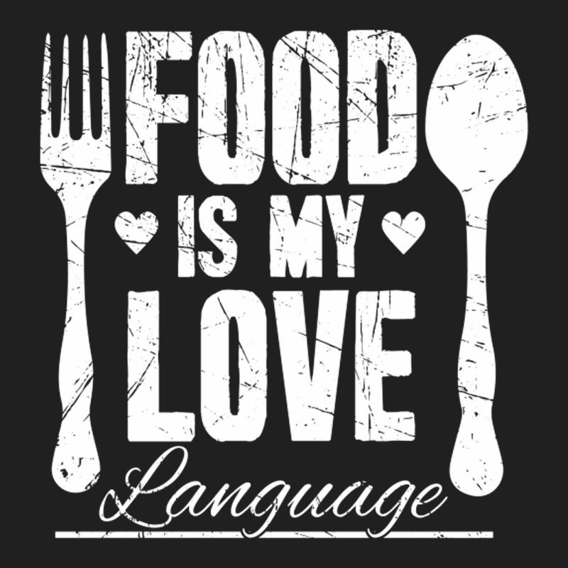 Food Is My Love Language Chef Ladies Polo Shirt by YolandeSalos | Artistshot